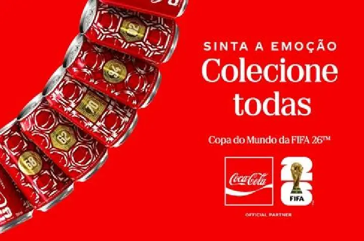 Coca-Cola lança segunda fase de sua campanha para a Copa do Mundo da FIFA 26™ com filme narrado por Galvão Bueno e latas colecionáveis