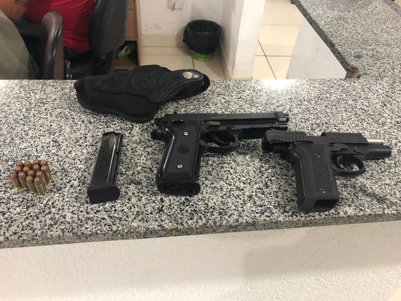 Polícia apreende armas e munições em festa automotiva na cidade de Hidrolândia