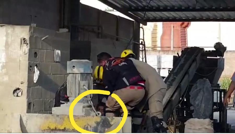 Homem tem as pernas quebradas em acidente com máquina trituradora em Aparecida