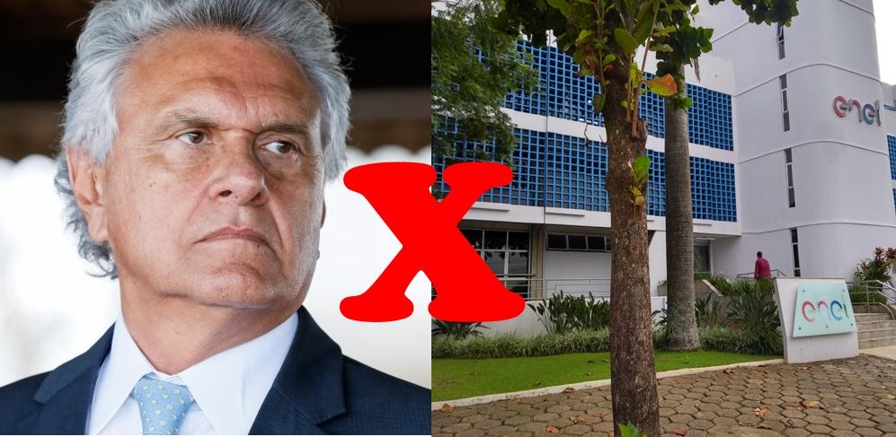 Governado Ronaldo Caiado diz que ENEL trata o estado como objeto em segundo plano