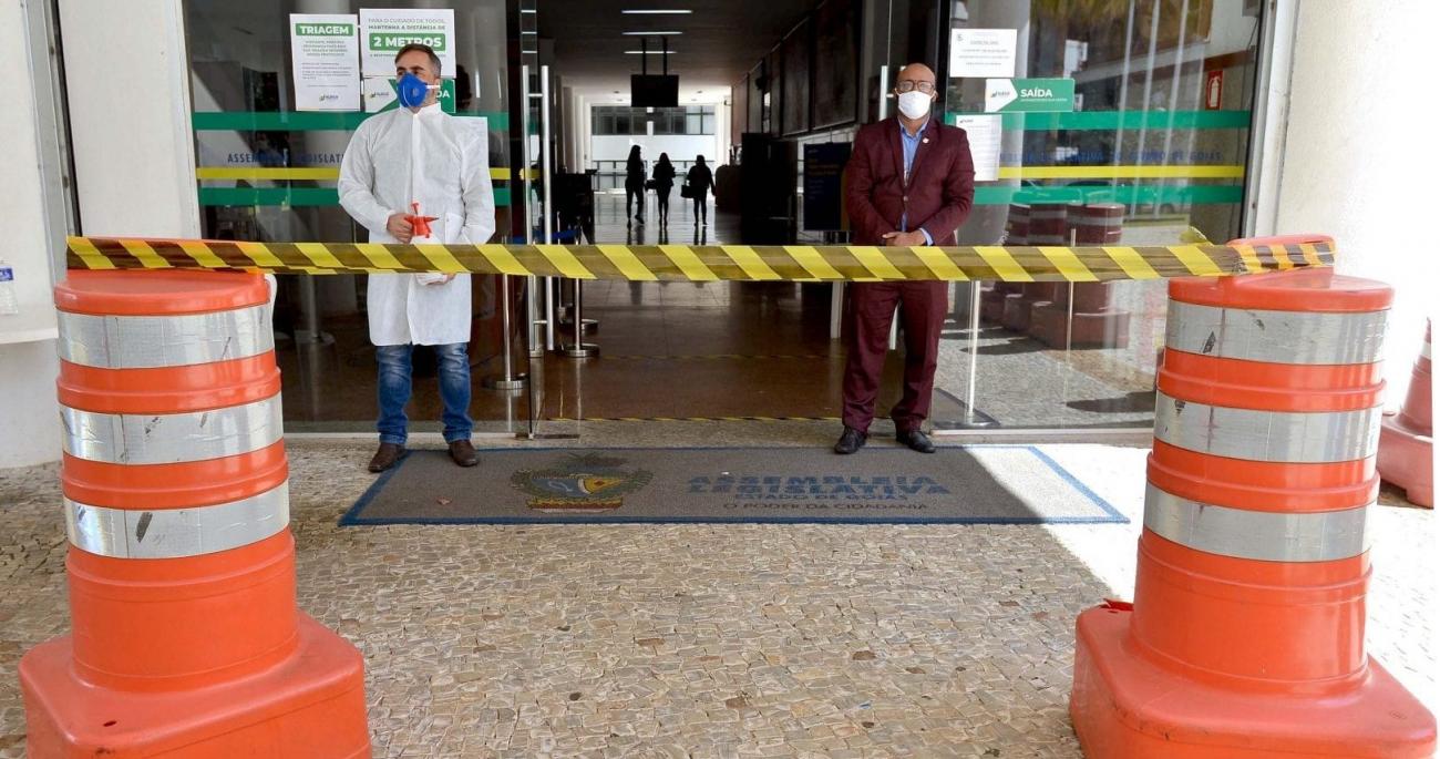 Assembleia Legislativa de Goiás suspende atividades presenciais e remotas para desinfecção
