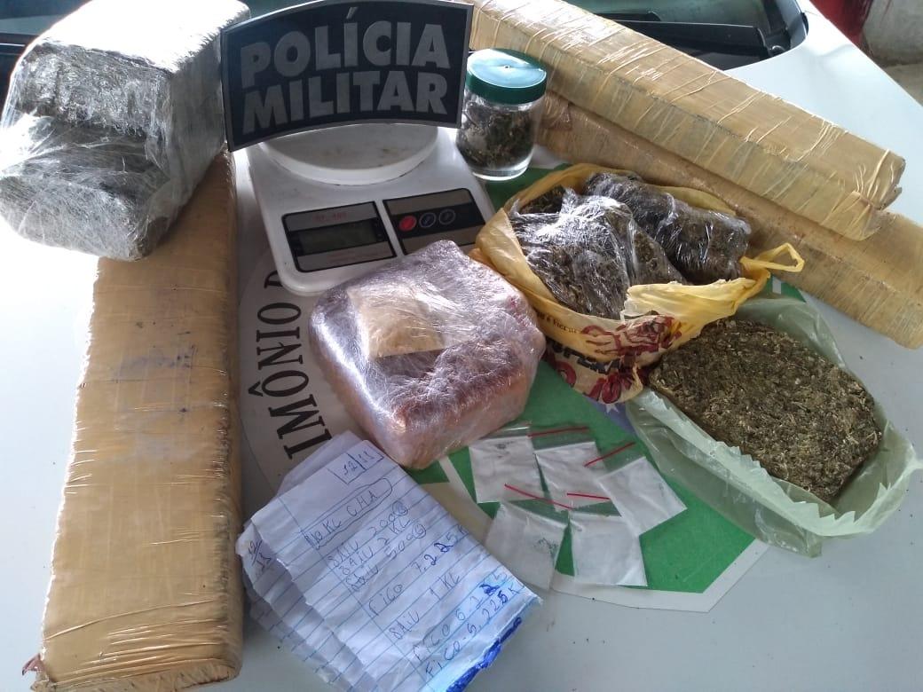 Polícia apreende drogas em condomínio fechado, local era usado para o tráfico