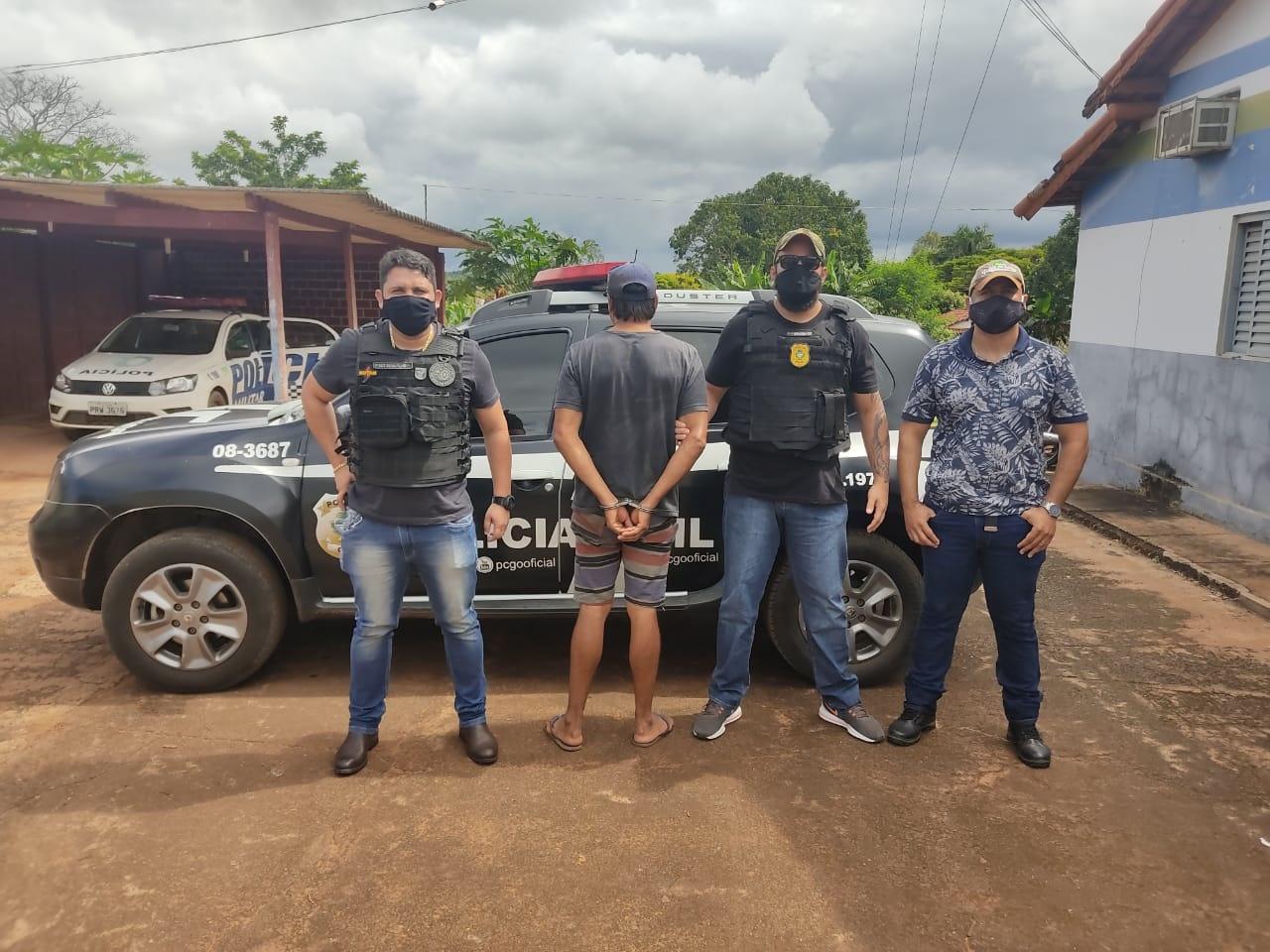 Operação Remember: Polícia Civil investiga homicídio em Doverlândia; investigado é preso em flagrante