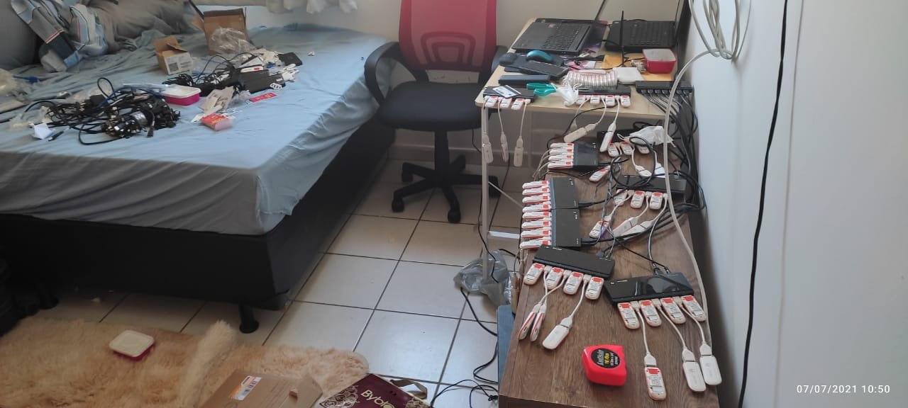 GOLPES: Polícia Militar localiza central do crime em Aparecida de Goiânia