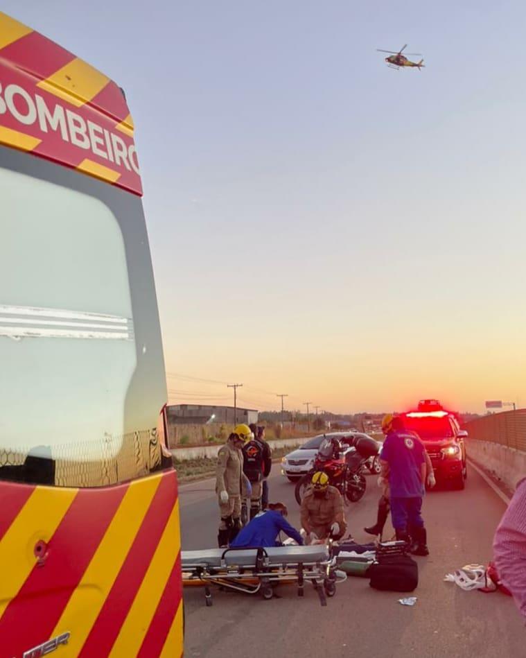 Motociclista morre após ser atingida por linha com cerol em Goiânia