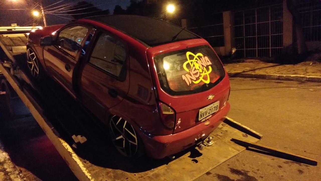 Fiscalização da Semma apreende 13 carros com som automotivo