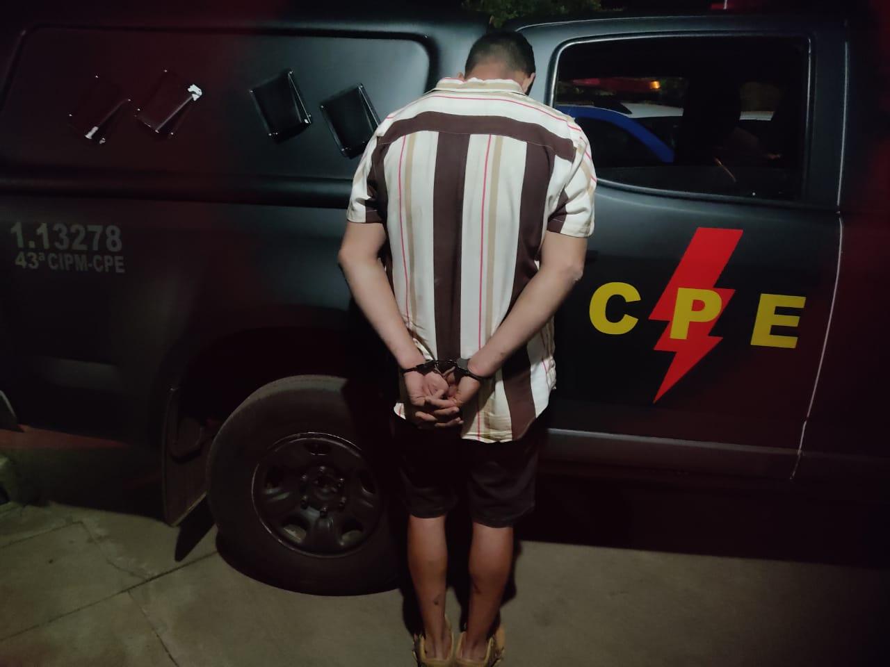Estuprador é preso pela CPE de Aparecida após atacar comerciante