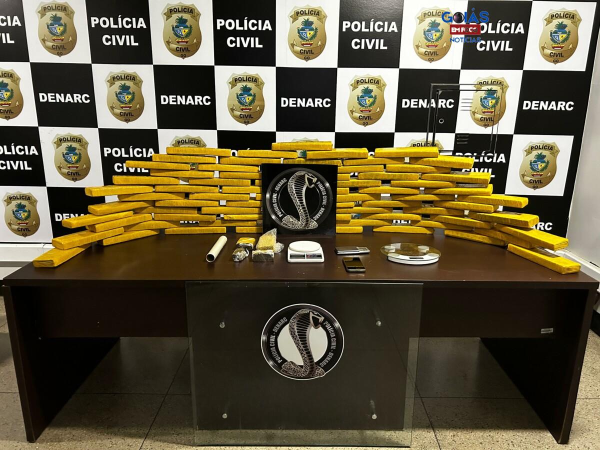 Grande quantidade de droga é apreendida pela polícia civil de Trindade