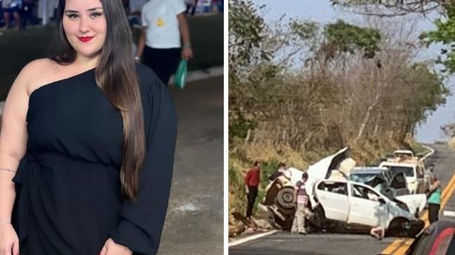 Filha de prefeito de cidade goiana morre em acidente de carro 