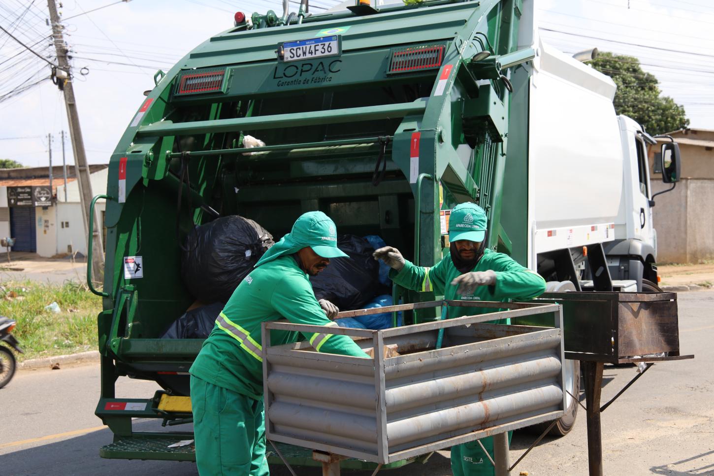 Coleta de lixo em Aparecida de Goiânia tem licitação validada pelo TCM