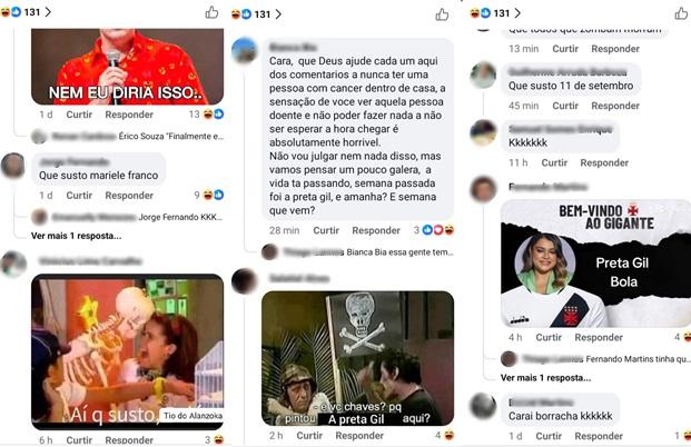 Morte da cantora Preta Gil vira piada por parte de ativistas políticos 