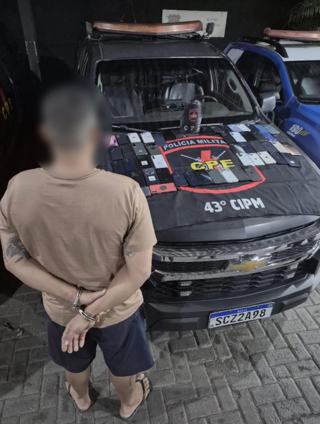 CPE de Aparecida recupera 54 celulares furtados no pré-Carnaval de Goiânia