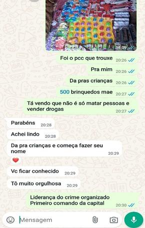 Droga apreendida na ação