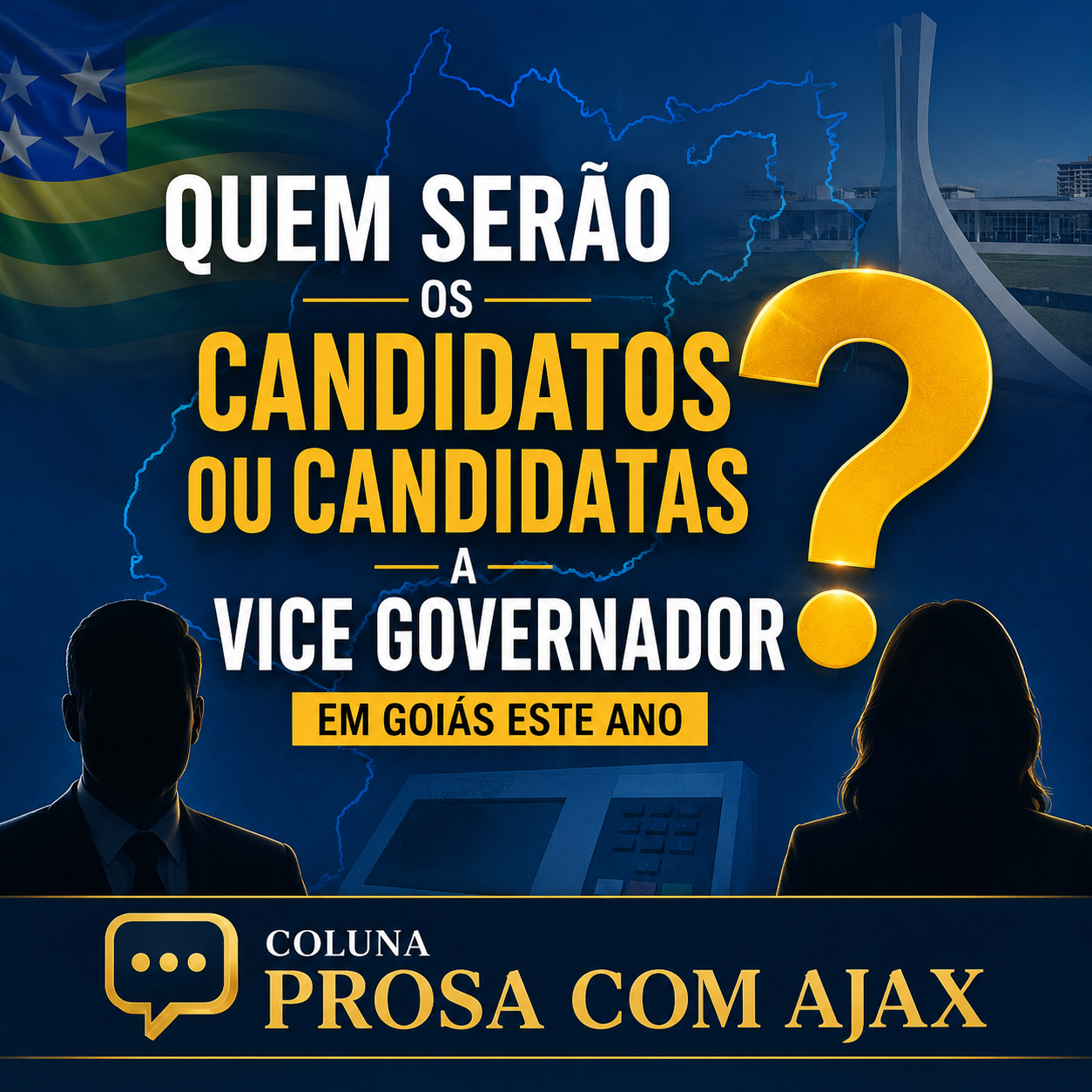 Disputa pelo vice (a) ganha protagonismo em Goiás