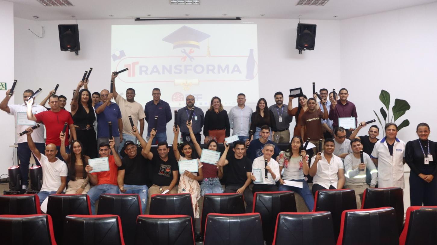 Coca-Cola BANDEIRANTES capacita colaboradores em Curso Profissionalizante de Eletromecânica em parceria com o SENAI