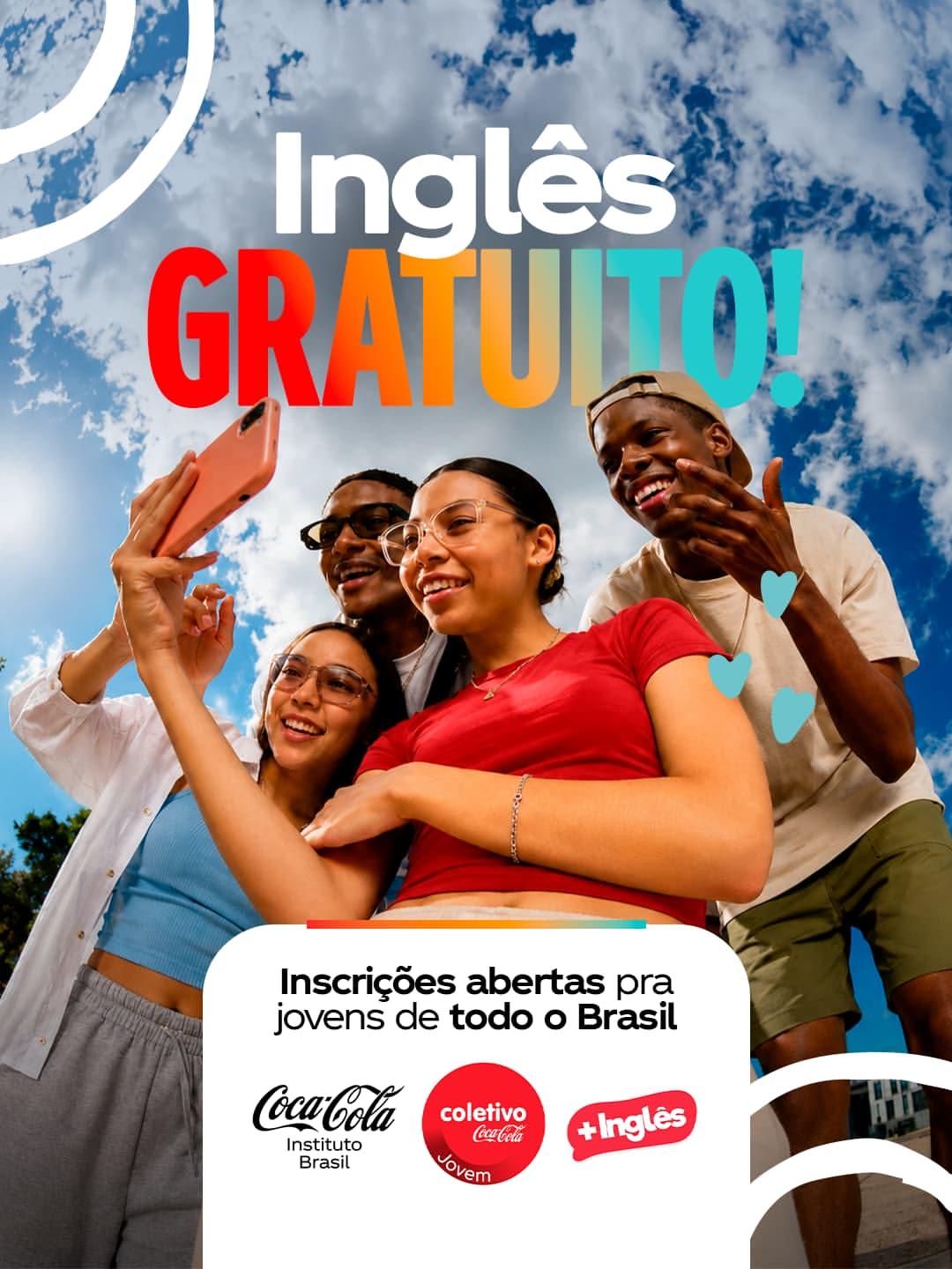 Coletivo Coca-Cola Jovem abre 10 mil vagas gratuitas com capacitação profissional, acesso a curso de inglês e conexão com o mercado de trabalho