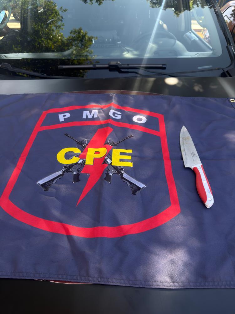 Faca utilizada no crime