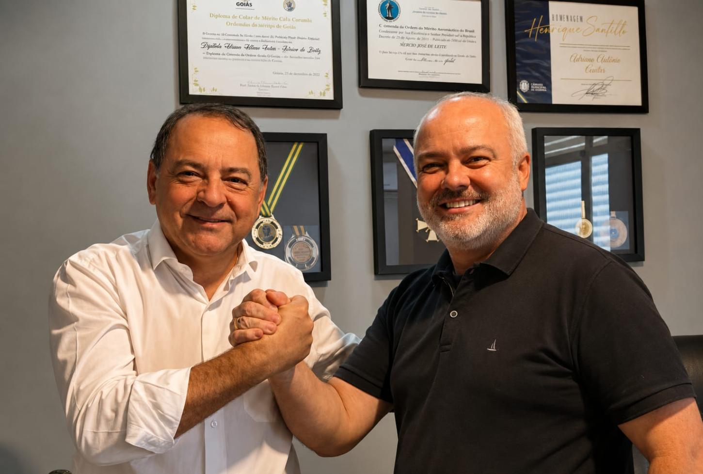 Divino Ajax e Deputado Federal Adriano do Baldy
