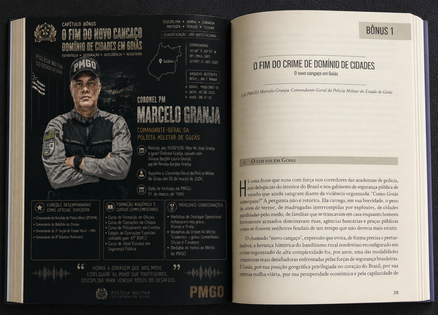 Destaque das  ações do Comandante Geral