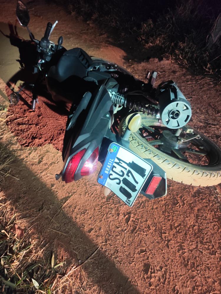 Moto subtraída de entregador