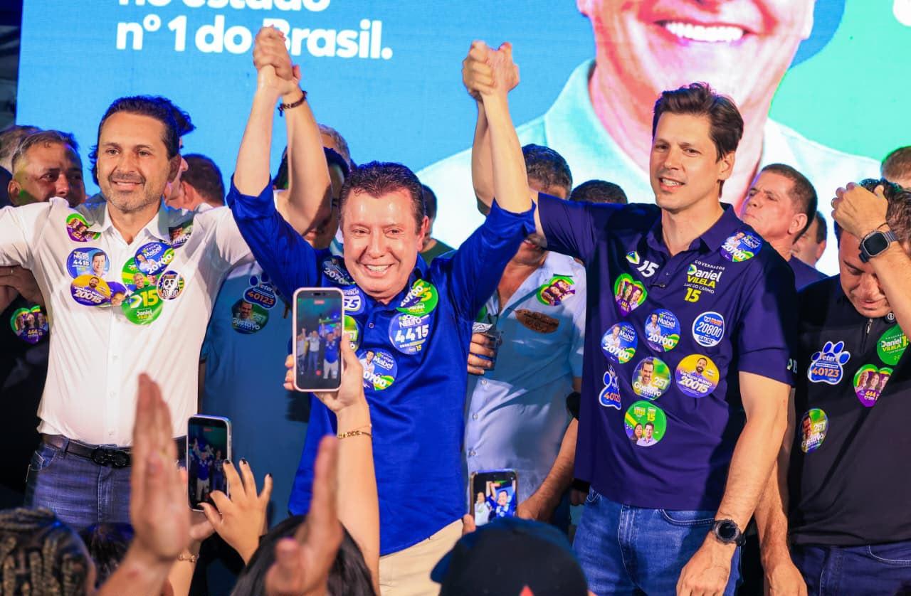 Prefeito Vilela, Gilsão e base aliada reforçam apoio a Caiado, Daniel, Gracinha, Mendanha e José Nelto