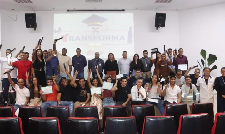 Coca-Cola BANDEIRANTES capacita colaboradores em Curso Profissionalizante de Eletromecânica em parceria com o SENAI
