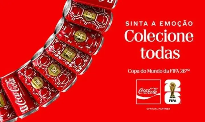 Coca-Cola lança segunda fase de sua campanha para a Copa do Mundo da FIFA 26™ com filme narrado por Galvão Bueno e latas colecionáveis