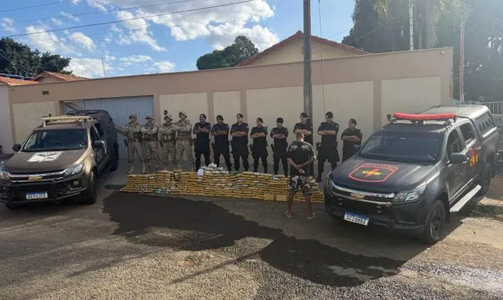 Polícia apreende quase meio milhão em drogas em Aparecida e Guapó